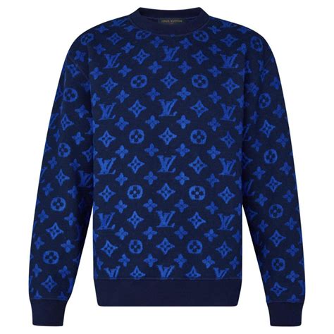 louis vuitton sweater blue